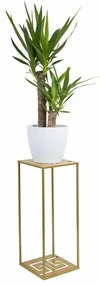 Suport de flori 60x24 cm auriu