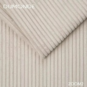 Colțar extensibil dumonde cu ladă de depozitare si sezut confortabil din spuma high-density, Gloria Zoom Cream 320x183 cm