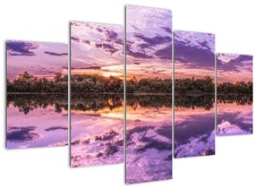 Tablou cu cerul violet (150x105 cm)