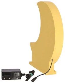 Lampă de birou pentru copii MOON LED/12W/230V, galbenă
