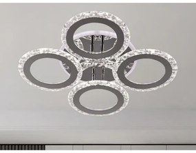 Lustră LED RGB aplicată dimabilă LED/55W/230V 3000-6500K + telecomandă