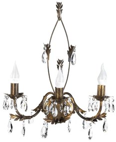 Aplică TERESA 3xE14/6W/230V bronz ONLI