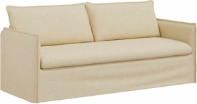 vidaXL Canapea Crem 196 x 82 x 85 cm țesătură