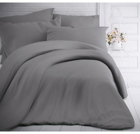 Kvalitex Lenjerie de pat din bumbac, gri deschis, 140 x 200 cm, 70 x 90 cm, 140 x 200 cm, 70 x 90 cm