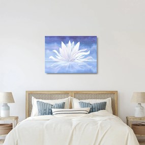 Tablou pe sticlă - Floare de lotus (70x50 cm)
