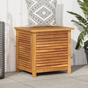 vidaXL Ladă depozitare grădină cu grilaj 60x50x56 cm lemn masiv acacia