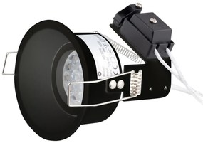 Spot incastrabil tavan/perete, design modern DEEP negru H0111 MX
