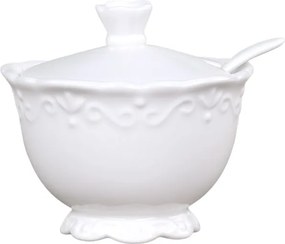 Recipient pentru zahar cu lingurita, din ceramica, Provence