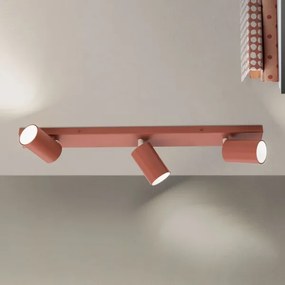 Orion - Corp de iluminat cu spoturi PENN 3xGU10/13W/230V cărămiziu