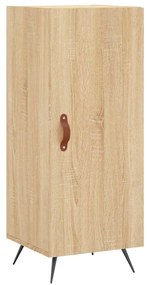 vidaXL Servantă, stejar sonoma, 34,5x34x90 cm, lemn compozit
