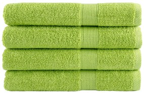 vidaXL Prosoape de saună premium SOLUND 4 buc. verde 80x200 cm 600 gsm