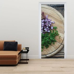 Fototapet pentru ușă - De pe blatul de bucătărie (95x205cm)
