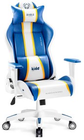 Scaun pentru copii Kido by Diablo X-One 2.0: Aqua Blue / albastru