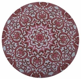 Fece de masă Iva Mandala roșie, 38 cm