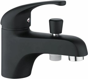 Baterie Monocomandă pentru duș Rousseau Fira Negru noir 12 x 14 x 21 cm