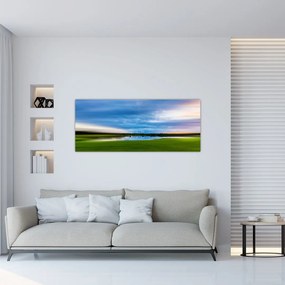 Tablou cu lunca (120x50 cm), în 40 de alte dimensiuni noi