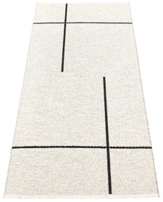 Covor tip traversă pentru interior și exterior negru 70x180 cm Fred Black – Pappelina