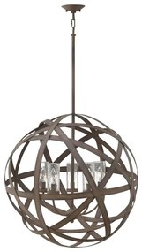 Lustră de exterior CARSON 5xE14/40W/230V IP44 Hinkley