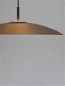 Lustra LED design modern POLIFEMO maro, 60cm