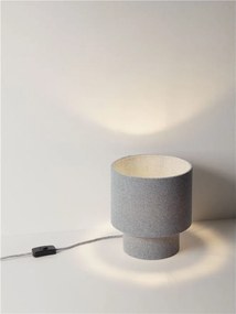 Veioza, Lampa de masa cu abajur gri SYRIN