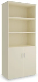 Dulap înalt SimpleOffice 80 x 40 x 180 cm, mesteacăn