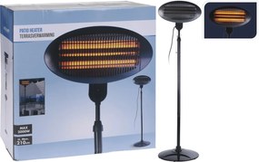 Încălzitor de terasă pe suport - 2000W, reglabil până la 210 cm