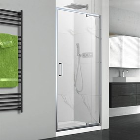 Usa de nisa pivotanta Fluminia Anda 120 cm sticla 6 mm crom