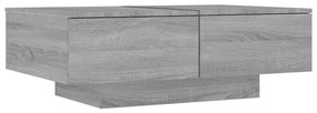 815196 vidaXL Măsuță de cafea, gri sonoma, 90x60x31 cm, lemn prelucrat
