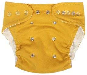 Mamatti Set scutece pânză EKO - chiloți + 2 x scutec, Raton, mărimea. 3 - 8 kg muștar 5-14 kg