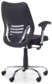 Scaun de birou Santos, negru/albastru