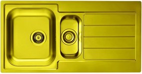 Chiuveta inox Alveus Monarch Line 10 finisaj auriu 98x50 cm