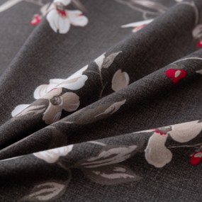 Lenjerie de pat din microfibra flanel BLOSSOM gri Dimensiune lenjerie de pat: 70 x 90 cm | 140 x 200 cm