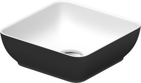 Duravit Sivida lavoar 30x30 cm pătrat de blat alb-gri/piatră 266003FI00