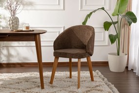 Set de scaune de sufragerie Bentley Brown și DarkOak, 2 buc.
