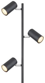 Lampadar Globo 57910SB ROBBY 3xGU10/5W/230V negru