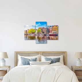 Tablou - Case dansatoare, Amsterdam (90x60 cm)