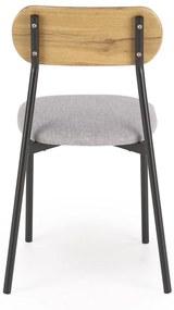 Set masa + 2 scaune Nando natur/negru