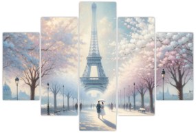 Tablou - Pictură din Paris (150x105 cm)