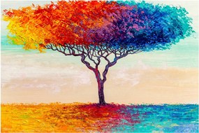 Tablou cu pom pictat (90x60 cm)