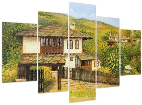 Tablou - Cabane în timpul verii (150x105 cm)