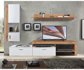 Mobilia Living ALUBA Stejar Wotan/Alb