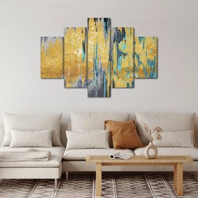 Tablou - Design auriu (150x105 cm)