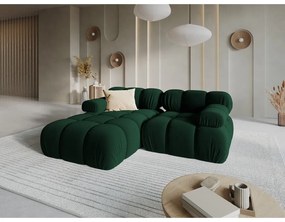 Canapea verde cu tapițerie din catifea 191 cm Bellis – Micadoni Home