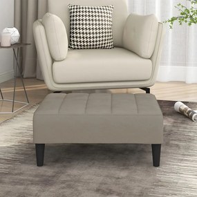337789 vidaXL Taburet, gri deschis, 78x56x32 cm, catifea