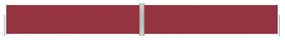 Copertina laterala retractabila, rosu, 117x1000 cm Rosu, 117 x 1000 cm