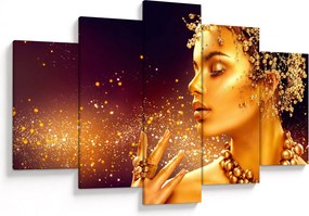 Tablou - Regina de aur (150x105 cm)