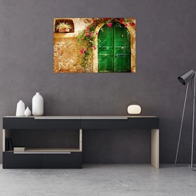 Tablou - Ușă veche (90x60 cm)