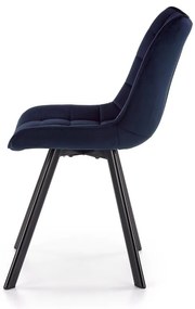 Scaun K332 velvet albastru