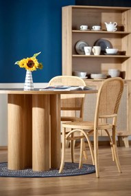 Set masa rotunda Elefante + 4 scaune K502 ratan