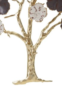 Panou decorativ multicolor din metal, 73,7x5x80 cm, Tree Mauro Ferretti